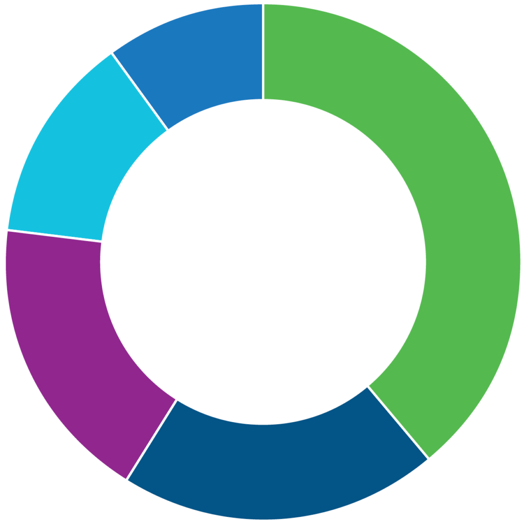 A pie chart