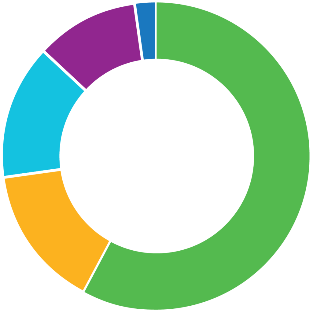A pie chart